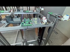 SS304 지문 회전기 입력 관리 유리 스윙 회전기