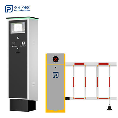 주차 관리용 QR 코드와 LCD를 갖춘 셀프 서비스 주차 티켓 키오스크